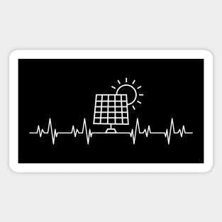 Heartbeat of Solar Power - Photovoltaics Magnet